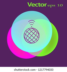 modern communication technologies. vector. icon.