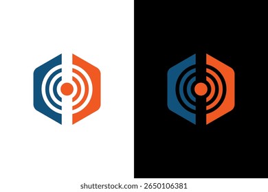 Moderne Kommunikation und Technologie Logo-Design