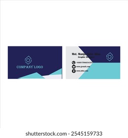 modern company business card design 