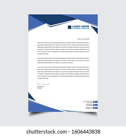 Letterhead Design Vector Illustration Stock Vector (Royalty Free ...