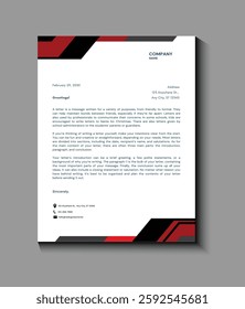 Modern Company Latterhead In English