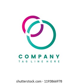 Modernes Firmenlogo-Design, Vektorgrafik