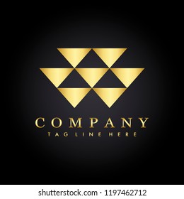 Modern company logo design vector