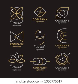Vector de diseño de logotipo de empresa moderna