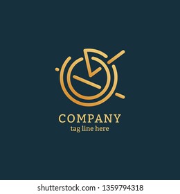 Vector de diseño de logotipo de empresa moderna