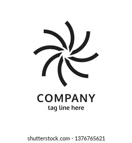 Modern company logo design vector