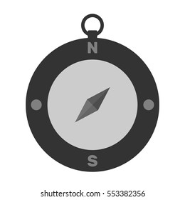 Modern compass icon