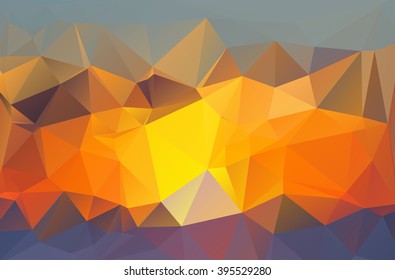 Modern complex polygonal mosaic colorful background, Vector illustration EPS10