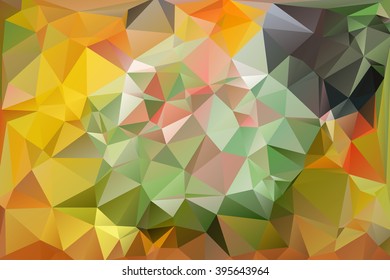Modern complex polygonal mosaic colorful background, Vector illustration EPS10