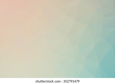 Modern complex polygonal mosaic light pink and blue colorful background, Vector illustration EPS10