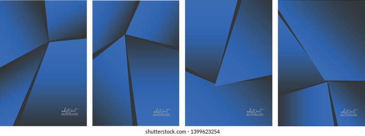 Modern composition created with bent and cut metal plates. Abstract cards and cover background.
