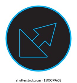 Modern computer line icons. The kursor flat vector design. Can be used for web design programming, application development, design interface