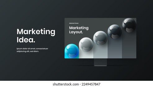 Modern computer monitor mockup website screen concept. Creative banner vector design layout.