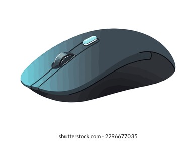Modern computer mouse symbolizing technology advancement icon