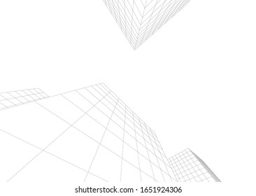 Modern concept architecture vector illustration