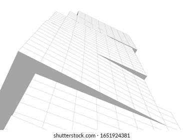 Modern concept architecture vector illustration