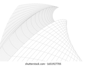 Modern concept architecture vector illustration