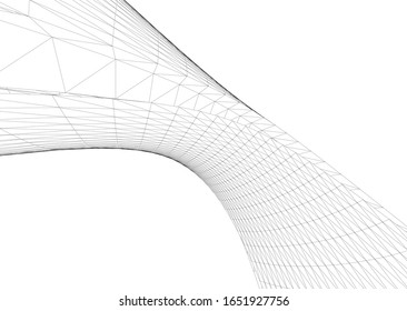 Modern concept architecture vector illustration