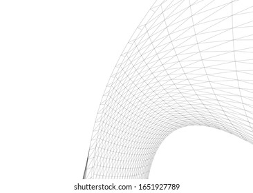 Modern concept architecture vector illustration