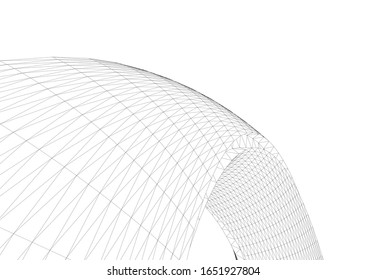 Modern concept architecture vector illustration
