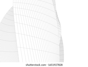Modern concept architecture vector illustration