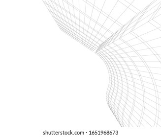 Modern concept architecture vector illustration