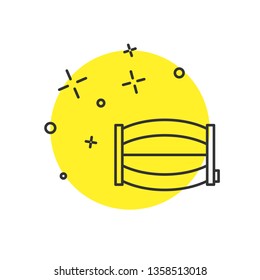 Modern concept Barrel of beer icon. Bar concept