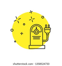 Modern concept Battery charge vector icon