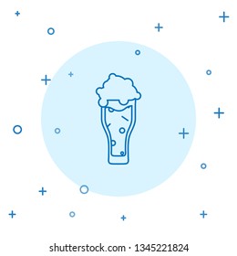 Modern concept Beer icon. Beer glass symbol for your web site design