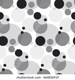 modern concept black and white motif. semleass geometry pattern. vector illustration.