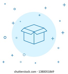 Modern concept Box vector icon for your web. Delivery symbol