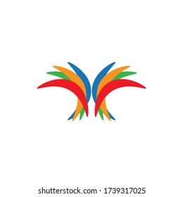 Modern concept of business logo vector illustration