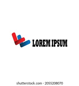 Concepto moderno de una ilustración vectorial de logotipo empresarial