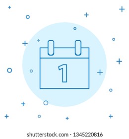 Modern concept Calendar Icon. Calendar on the wall