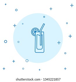 Modern concept Cocktail vector icon, alcohol symbol