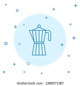 Modern concept Coffee teapot. Coffee kettle icon