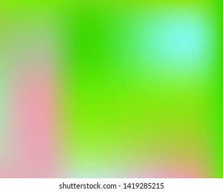 Modern concept in color pattern. EPS. Vector illustration flat. Pretty splash and spreading spot. Green flashy, polyvariant, cool, color pattern.