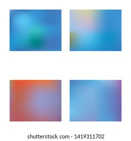 Modern concept in color pattern. EPS. Vector illustration show. Creative splash and spreading spot. Blue flashy, polyvariant, cool, color pattern.