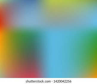 Modern concept in color pattern. EPS. Vector illustration presentation. Juicy splash and spreading spot. Blue flashy, polyvariant, cool, color pattern.
