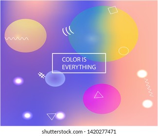 Modern concept in color pattern. EPS. Vector illustration design. Great splash and spreading spot. Pink flashy, polyvariant, cool, color pattern.