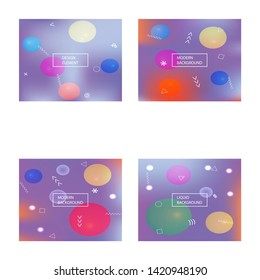 Modern concept in color pattern. EPS. Vector illustration show. Interesting splash and spreading spot. Violet flashy, polyvariant, cool, color pattern.