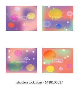 Modern concept in color pattern. Exclusive splash and spreading spot. Vector illustration presentation. Pink flashy, polyvariant, cool, color pattern.