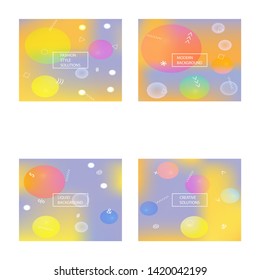 Modern concept in color pattern. Exclusive splash and spreading spot. EPS. Vector illustration design. Violet flashy, polyvariant, cool, color pattern.