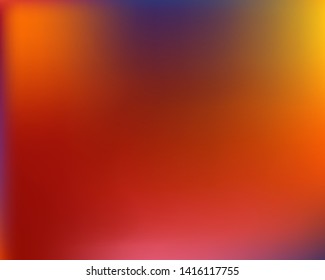 Modern concept in color pattern. Vector illustration cover. Original splash and spreading spot. Red flashy, polyvariant, cool, color pattern.