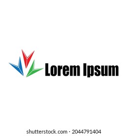 Modern concept of company business logo vector illustration
