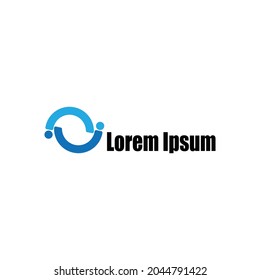 Modern concept of company business logo vector illustration