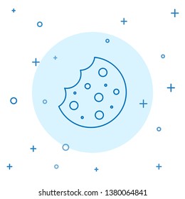 Modern concept Cookie icon. Biscuit cookie or biscotti vector icon