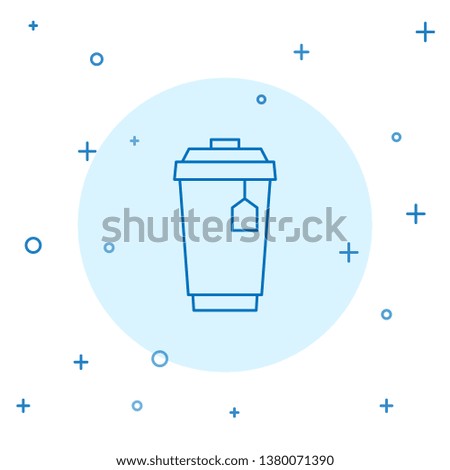 Modern concept Cup of Tea Vector Icon for mobile app, website or desktop app