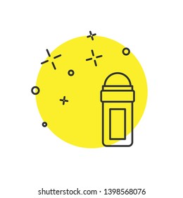 Modern concept Deodorant vector icon. Cosmetic concept