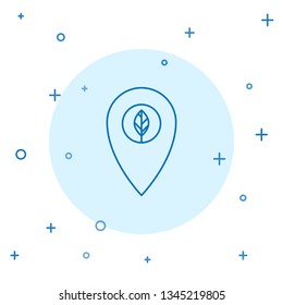 Modern concept Eco point logo vector design.